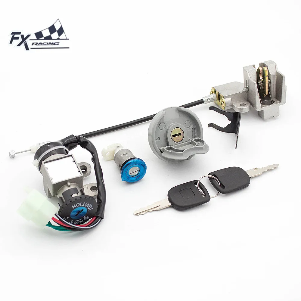 Выключатель зажигания ключ замка газовая Крышка для скутера B08 B09 Roketa Cayman