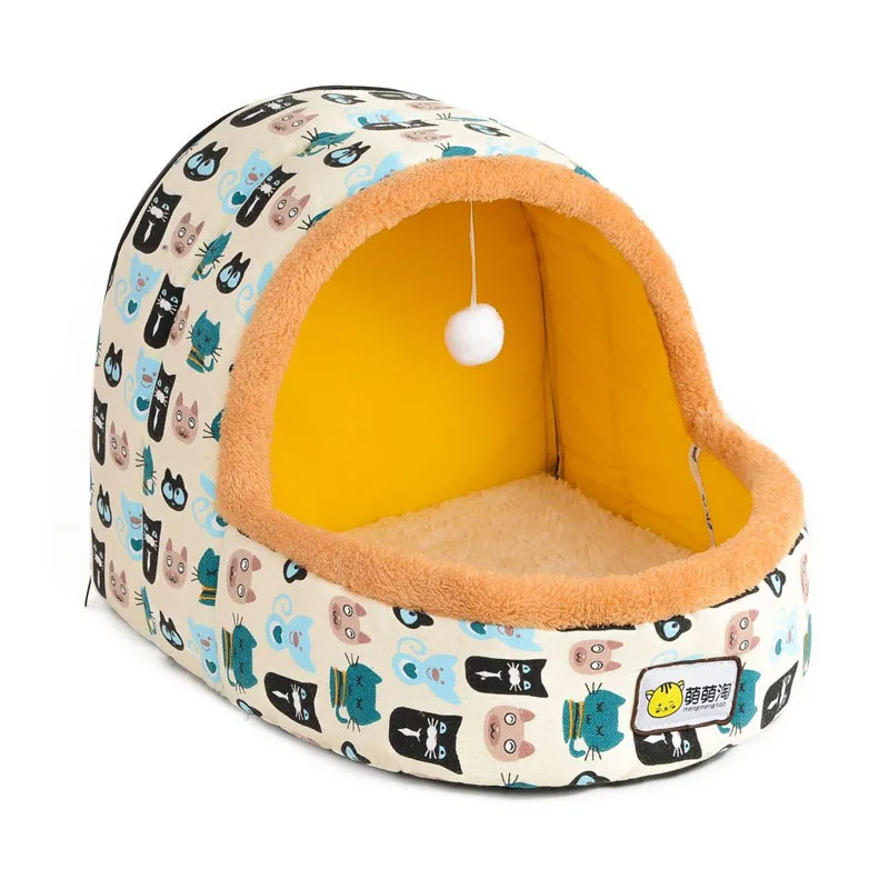 Лежанка для собаки с шариком удобная домашних питомцев Высококачественная