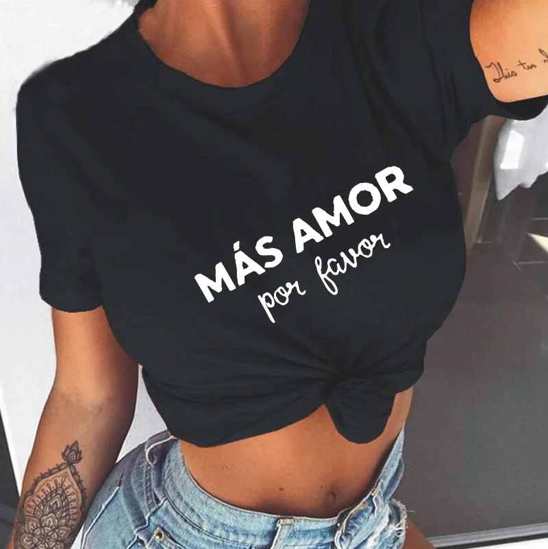 Женская хлопковая футболка с надписью в стиле Харадзюку|Футболки| |