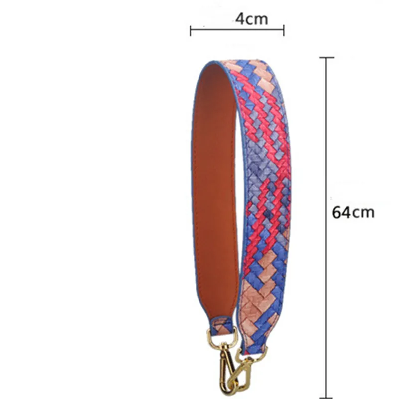 Модные ремни со змеиным принтом цветная ручка из искусственной кожи для сумок