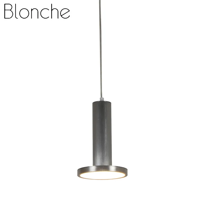 Металлическая Подвесная лампа Blonche современные светодиодные светильники для