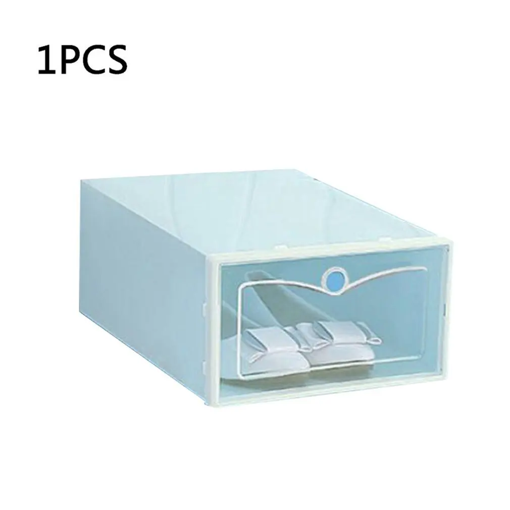 

Storage Box Colourful PP Plastic Shoes Box Household Foldable Movable Clear Shoes Storage Box Colourful Storage Box