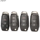 4 кнопки модифицированный складной Флип-Брелок дистанционного ключа оболочки для Ford Mercury край Flex экспедиция Escape Фокус Mazda