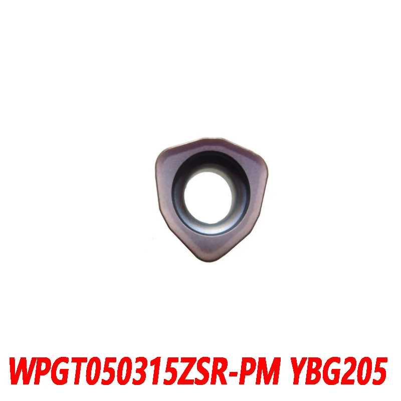 

100% Original WPGT WPGT050315ZSR-PM YBG205 10pcs CNC lathe blade Carbide insert Milling insert Efficient and durable Quality