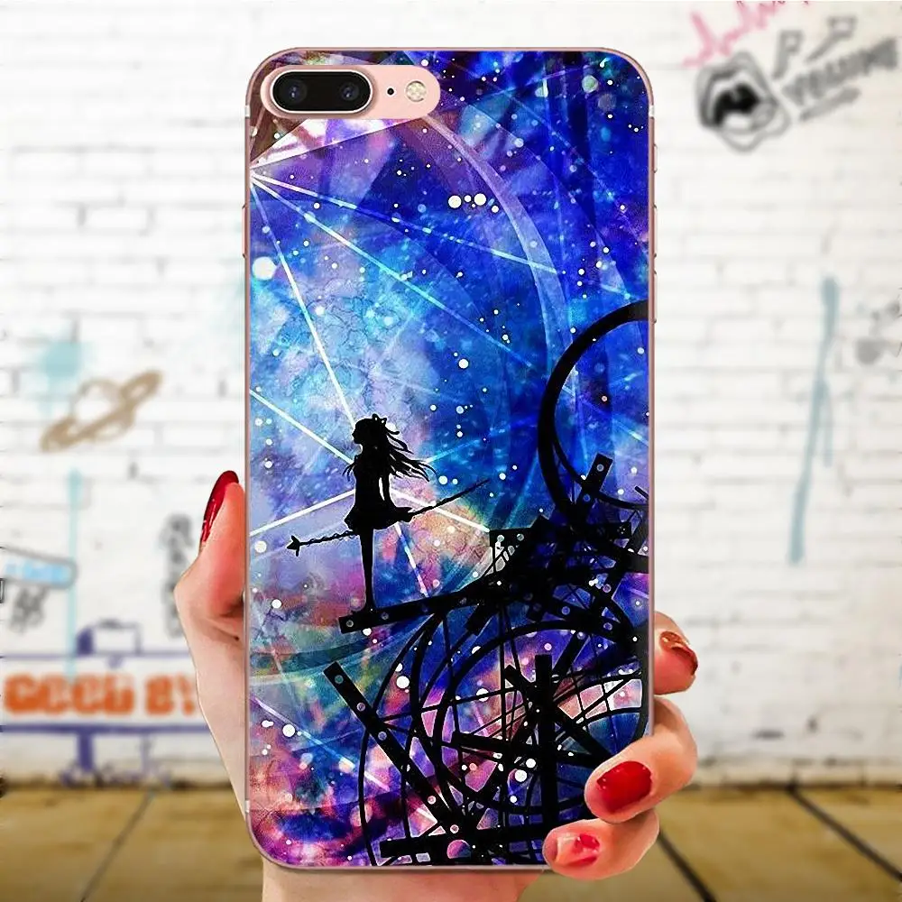 For Galaxy Grand A3 A5 A7 A8 A9 A9S On5 On7 Plus Pro Star 2015 2016 2017 2018 Soft Transparent Cover Anime Hat Girl | Мобильные