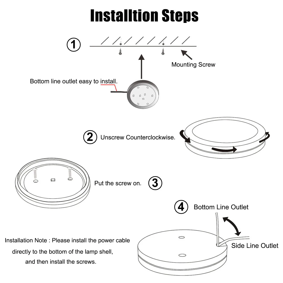 

6pcs 12V Universal Round LED Spot Light Auto Dome Ceiling Dome Lamps Car Vehicle Interior LED Lamp Reading Trunk Lights