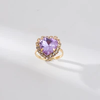 vg 6ym new fashion diamond love lady open ring the same birthday gift ring jewelry wholesale direct sales