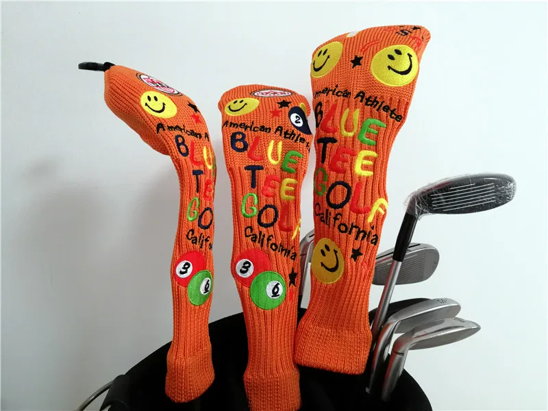 Новинка голубая футболка головной убор для игры в гольф вязаные головные уборы #1