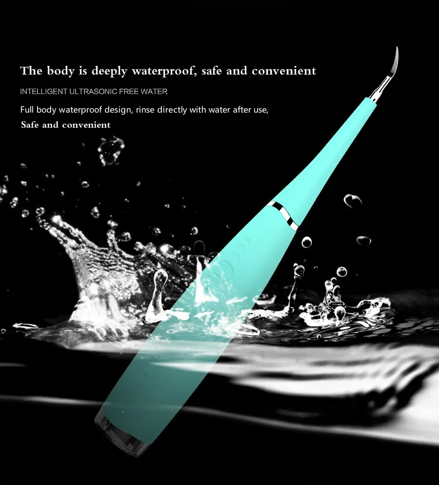 

2020 Portable Electric Sonic Dental Scaler Tooth Calculus Remover Tooth Stains Tartar Tool Teeth Whitening Oral Hygiene