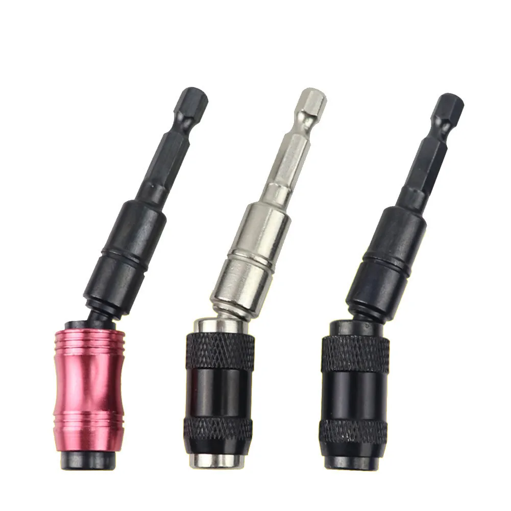 

Hex Shank Magnetic Screw Drill Tip Impact Pivoting Quick Change Locking Bit Tip Holder Electric Extensions Drill Tools /