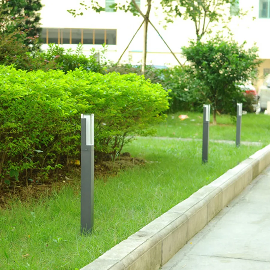 

Beiaidi Waterproof LED Garden Lawn Lamp Aluminum Pillar Light Modern Outdoor Courtyard Villa Landscape Park Lawn Bollards Light