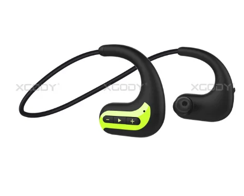 Беспроводные наушники IPX8 S1200 водонепроницаемые спортивные для плавания Bluetooth