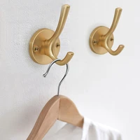 nordic fashion home decor coat hook organizer double hooks hallway bedroom door hat clothes rack hanger kitchen toilet wall hook