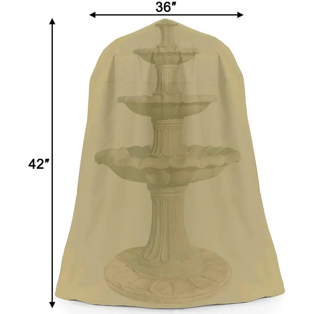 

Outdoor Garden Fountain dust Cover Oxford Fabric Rain Snow Covers Patio Waterproof Furniture Protector case Wind-Proof Anti-UV