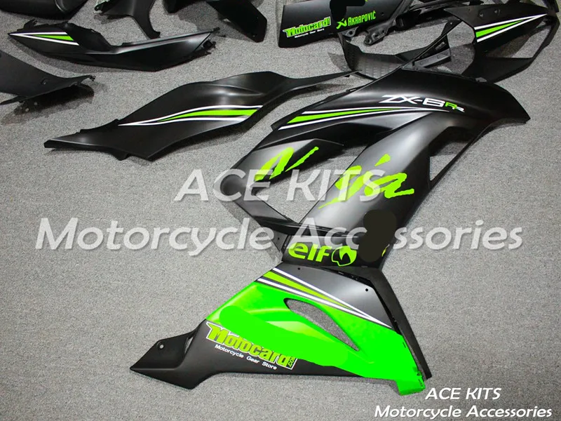 Мотоциклетный обтекатель abs для kawasaki Ninja ZX6R 636 2013 впрыска Bodywor любого цвета, подходят к любому у ACE № 72