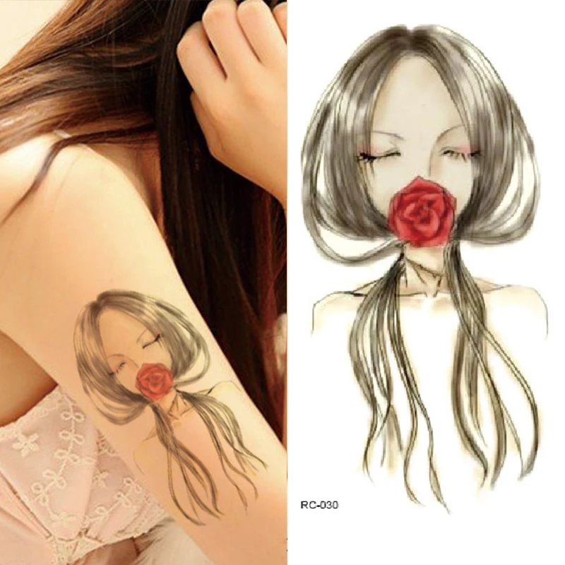 1 лист водостойкие временные татуировки с 3D рисунком|flash sticker|body arttattoo flash |