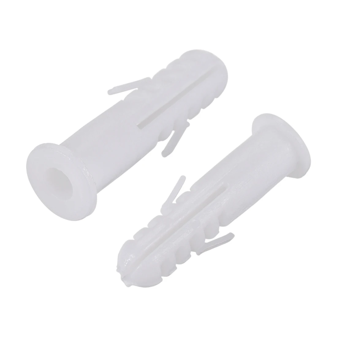 

uxcell 75pcs 10mmX42mm Plastic Expansion Pipe Column Concrete Anchor Wall Plug White for Home Garden DIY Application