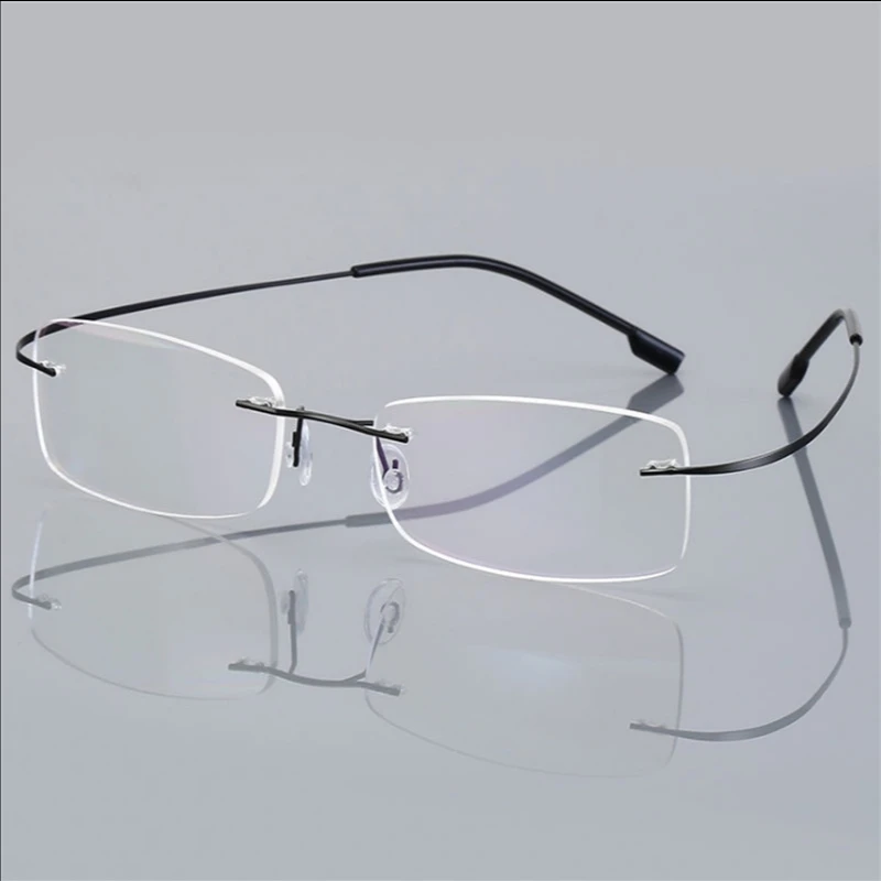 

Ultralight Memory Titanium Rimless Reading Glasses Men Women Presbyopic Eyeglasses +1.0 +1.5 +2.0 +2.5 +3.0 +3.5 +4.0 GH1226