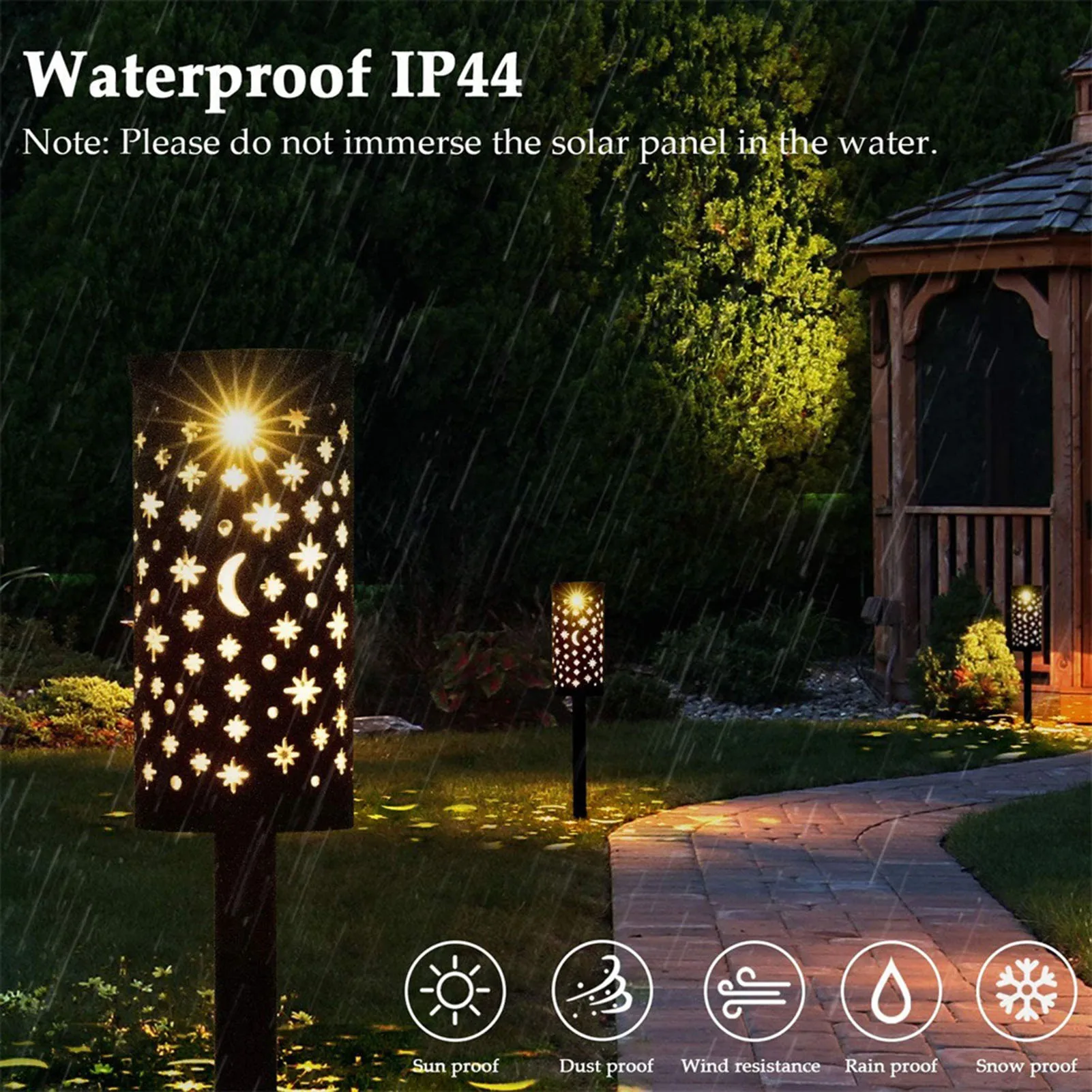 

Solar Lawn Lamp Outdoor solar garden light IP44 Waterproof Led solar Lights Solar Powered lamp Path Decoration Stake solar Light