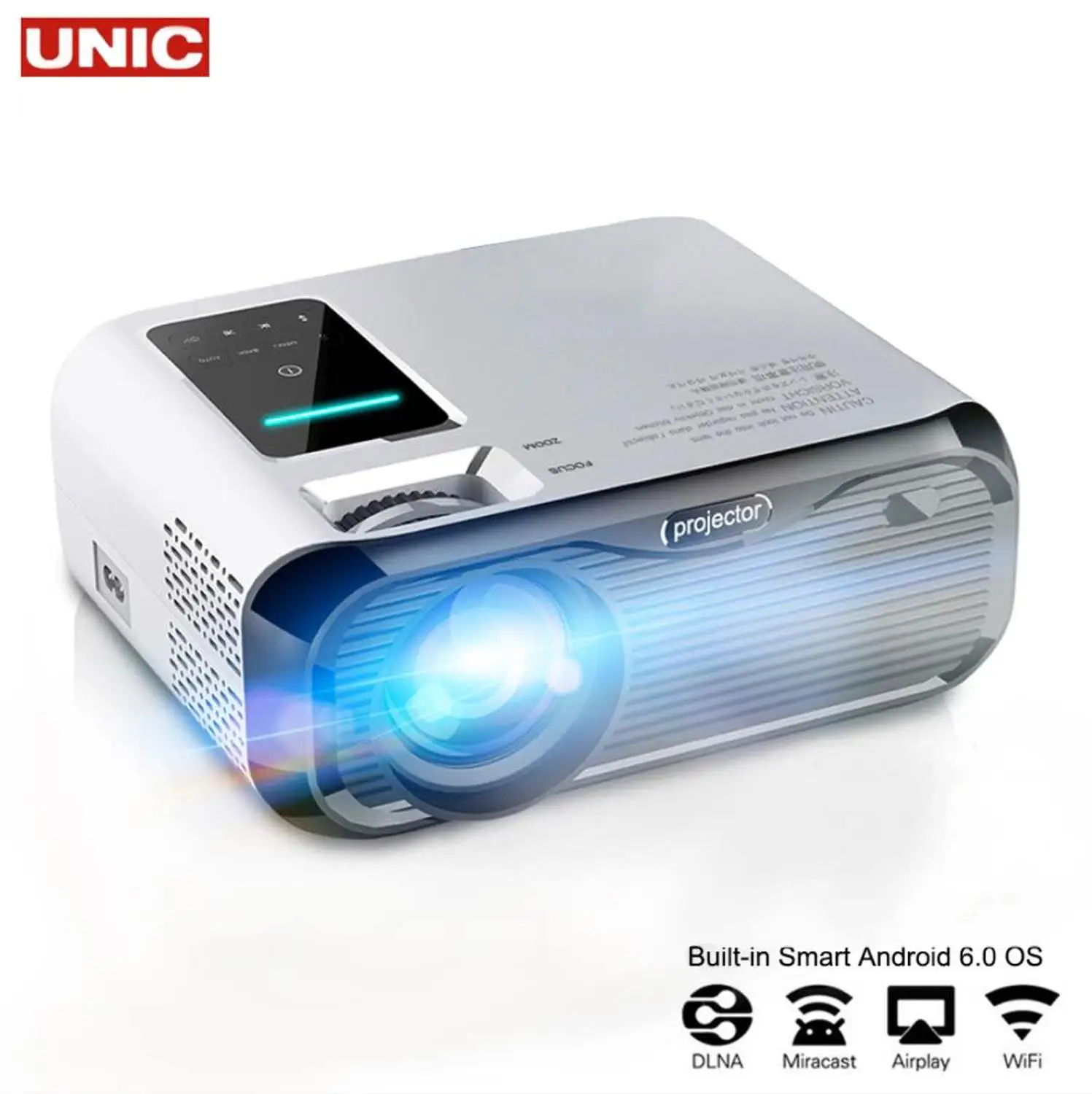 Мини проектор E500H Full HD 1080P WIFI подключение к телефону 1280x800P разрешение 6000 лм 4K для