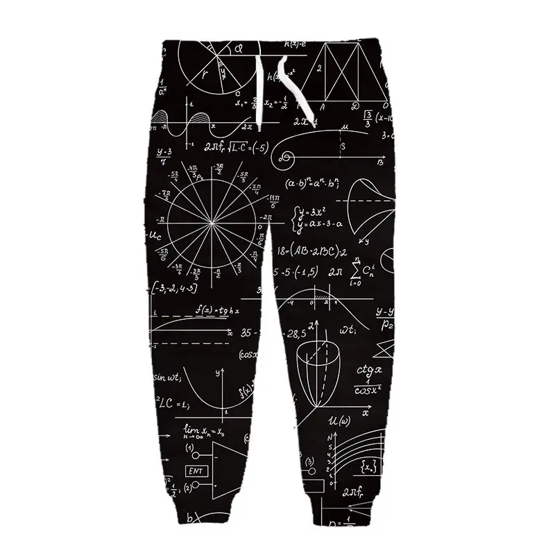 

Math Pants Male 3d Print Streetwear Mens Tracksuit Oversize Jogging Trouser Man Casual Harajuku Hip Hop Sweatpants Punk Clothing