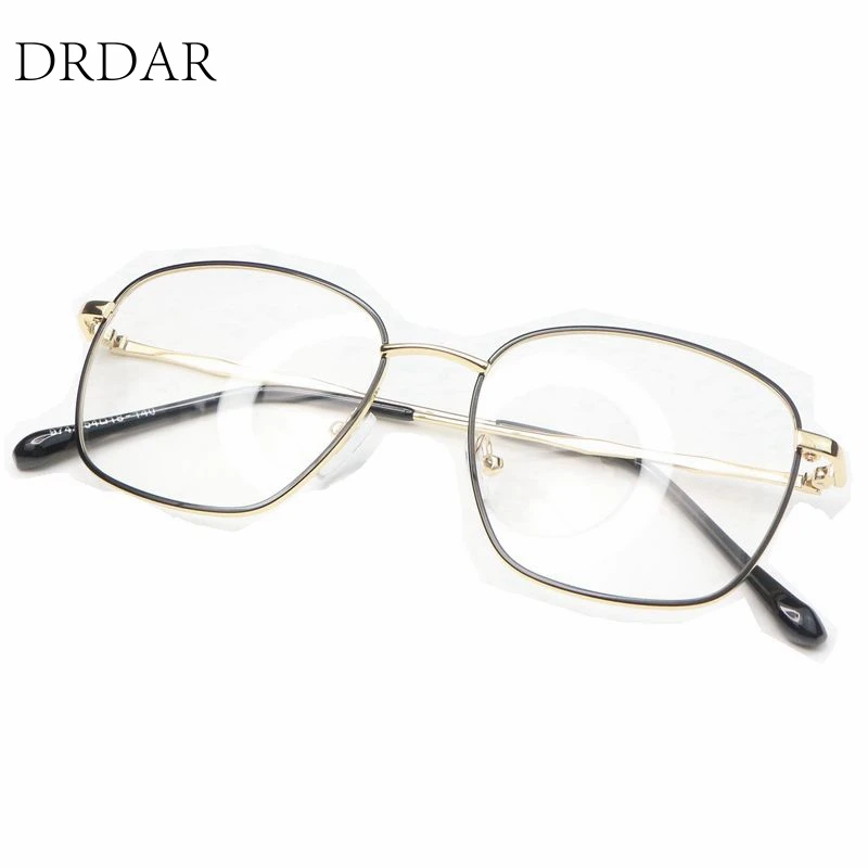 

2020 new Metal square Eyeglasses Frames Women's Men Unisex fashion Student style Optical frame size 54-18-140