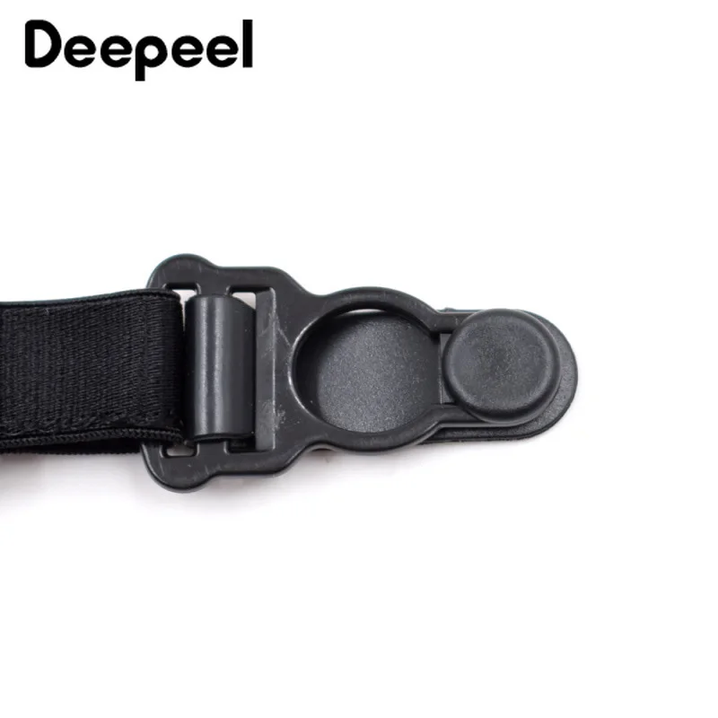 Deepeel 1/2 пары 2 5 см нейлон Для мужчин брюки больших размеров клип подтяжки с