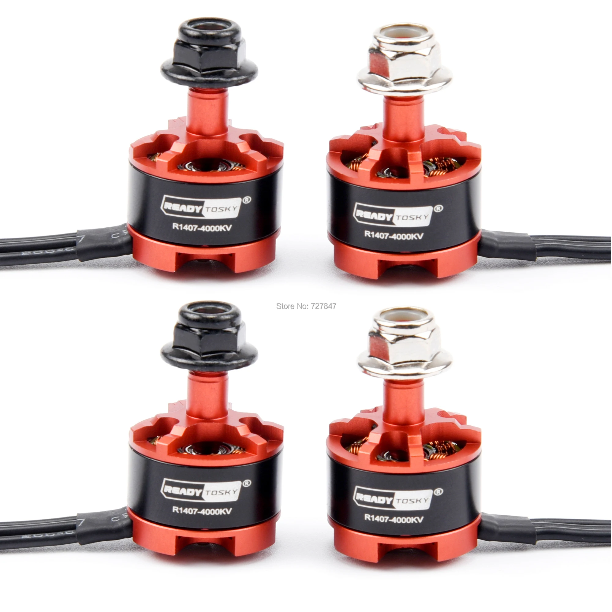 Новый 1407 4000KV 2-3S бесщеточный двигатель CW/CCW для радиоуправляемого дрона FPV Racing