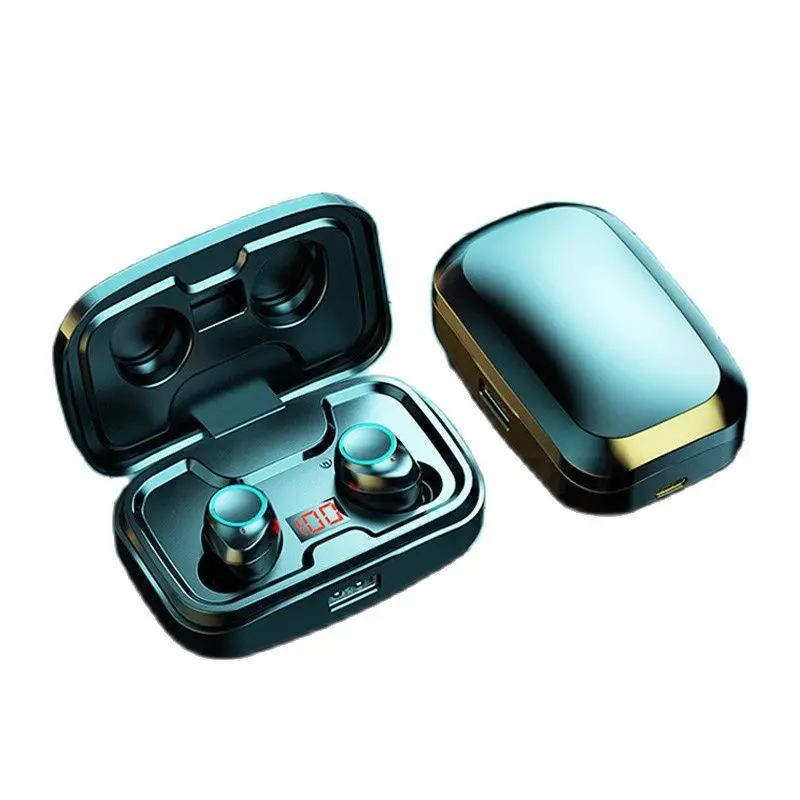 

TWS Bluetooth 5.0 Earphones 3500mAh Charging Box Wireless Headphone 9D Stereo Sports Waterproof Earbuds Headsets With Microphone