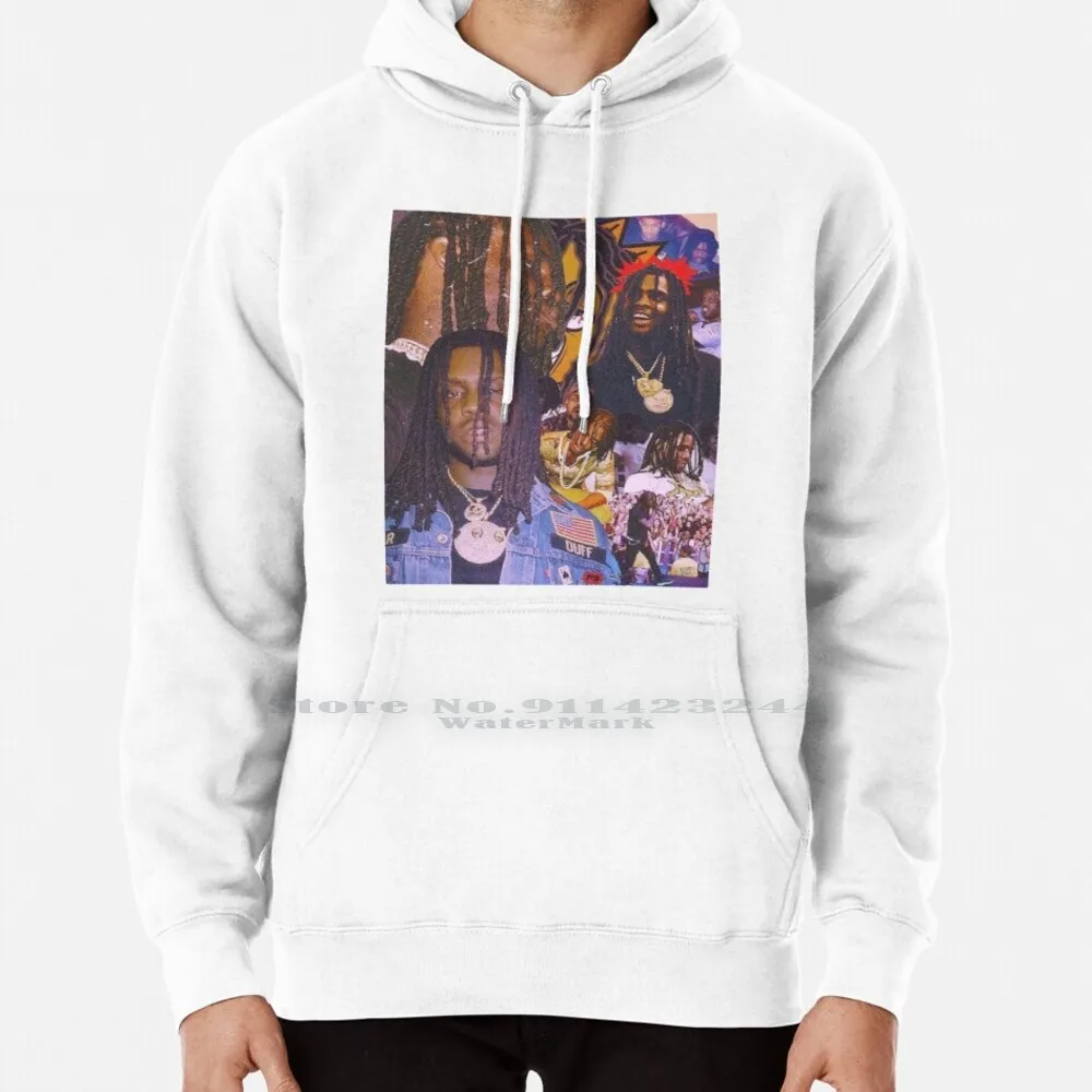 Коллаж Chief Keef. Свитер с капюшоном 6xl, хлопковый Женский пуловер большого размера для подростков Keef Big Sosa Driill Fredo Rapper Music