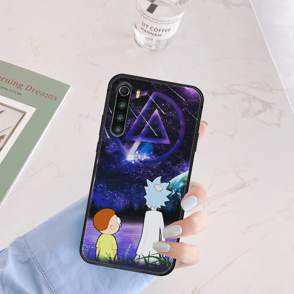 

Cartoon Cute Ricks and Mortys Phone Case Cover Hull For XIAOMI Redmi 7 7A 8 8A 9 9C Note 6 7 8 9 9S K20 Pro K30 black Back