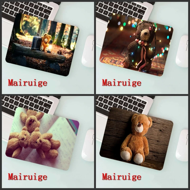 

Mairuige big promotion cheapest mouse pad multi-size cute brown bear pattern computer gaming