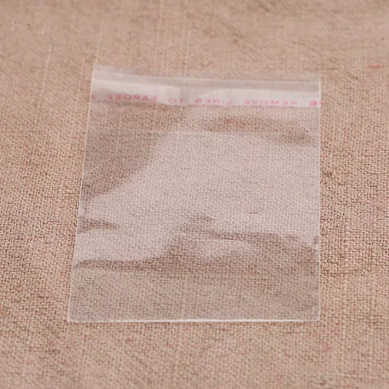 Прозрачный из целлофана с застежкой/БОПП/поли мешки 16*18 см прозрачный мешок Opp