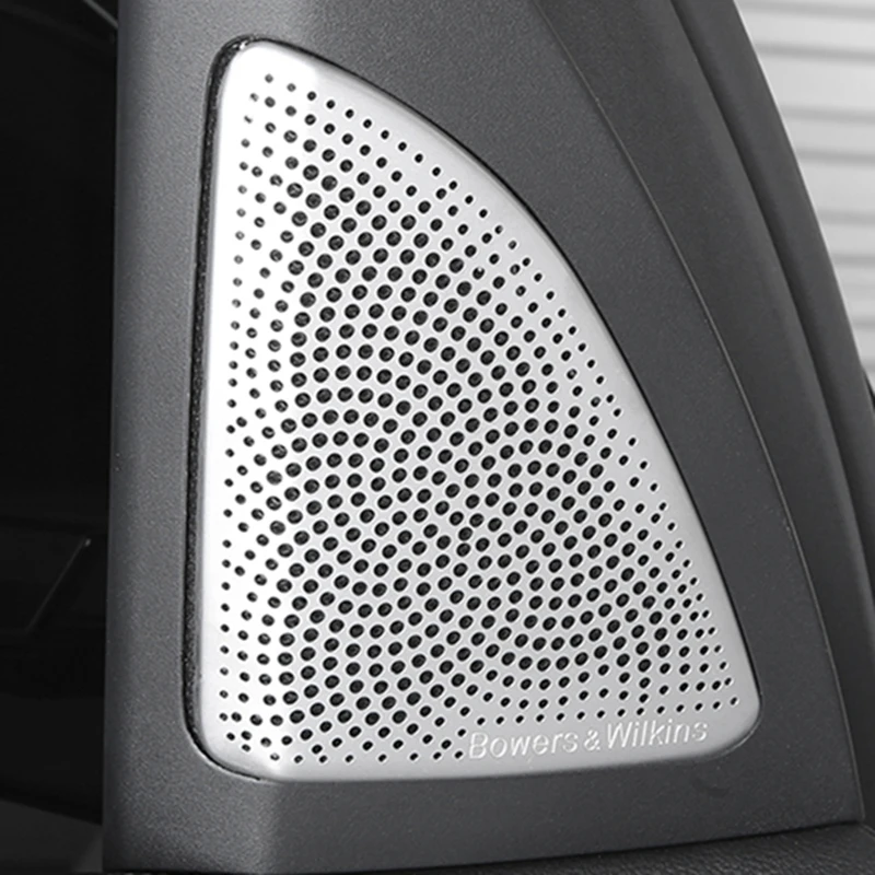 

Наклейка для украшения автомобиля, защитная крышка для дверного динамика, модификация интерьера из нержавеющей стали, аксессуары для BMW X5 G05