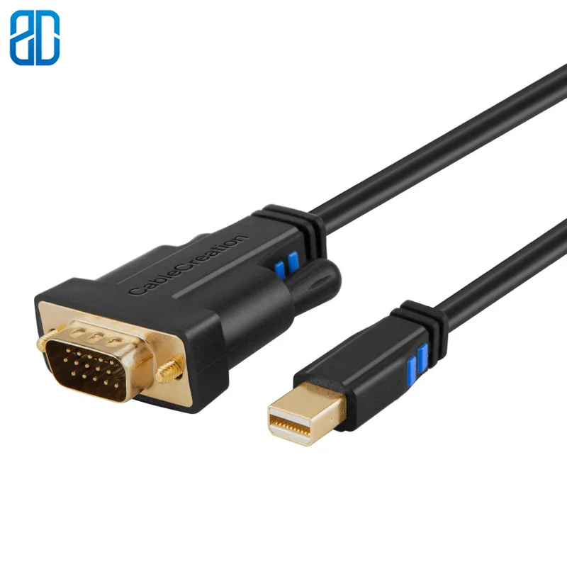 Mini DP VGA Display port (Порт Thunderbolt совместимый) кабель для Mac Book iMac и других поддерживающих