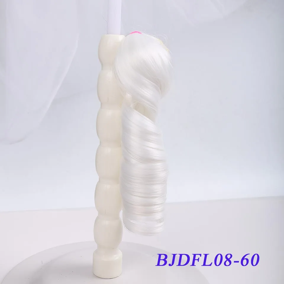 Длинные вьющиеся волосы Bybrana 30 см * 100 и 15 парик для шарнирной куклы сделай