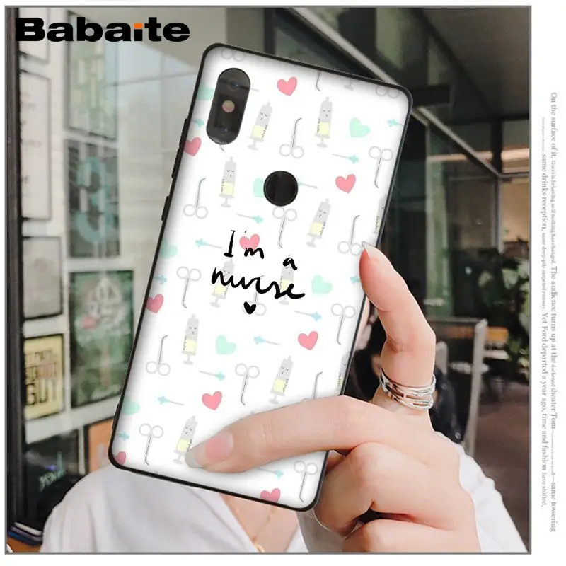 Babaite Nurse Doctor Medical Medicina Health Design Phone Cover for Redmi 5 plus Note 5 Note 4 4X Xiaomi MI 6 8 8SE Mobile Cover