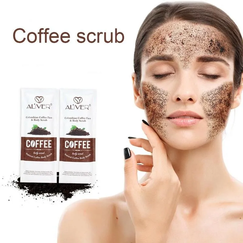 Coffee Scrub Body Scrub Cream Dead Sea Salt For Exfoliating Cellulite 1 Anti Treatment Moisturizing Acne Whitening Bag S2G2