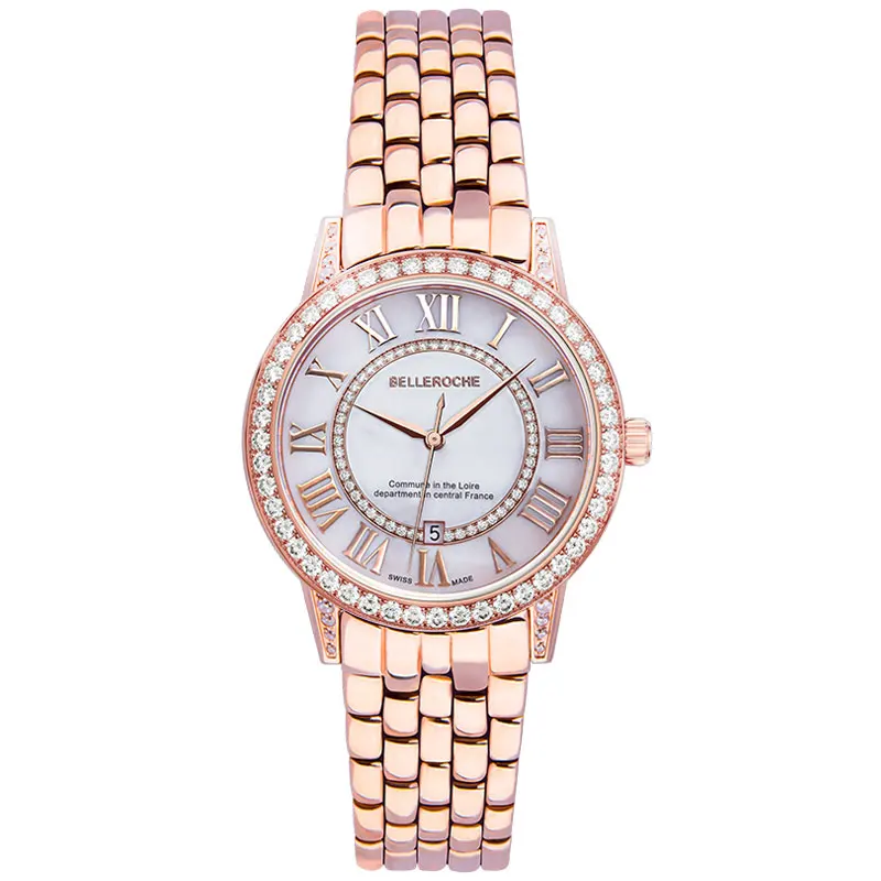 Роскошные женские дизайнерские часы от известного бренда со стразами Модные