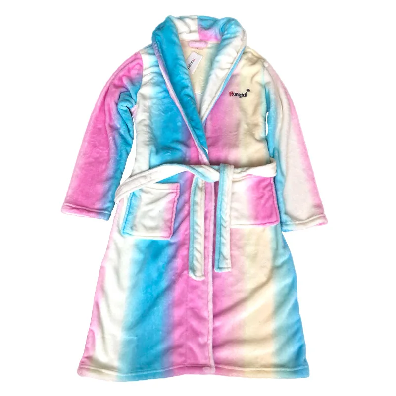 

Couple's Nightgown female spring and autumn winter thickened coral velvet pajamas men's bathrobe flannel Lapel women's home wear