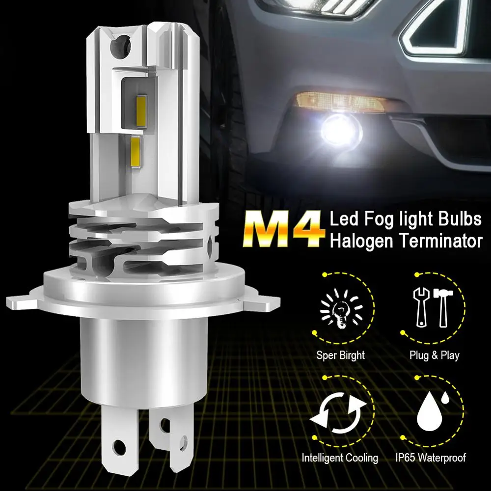 Katur 2x супер яркий H8 H11 светодиодный туман светильник H9 H10 H16JP CSP LED лампы