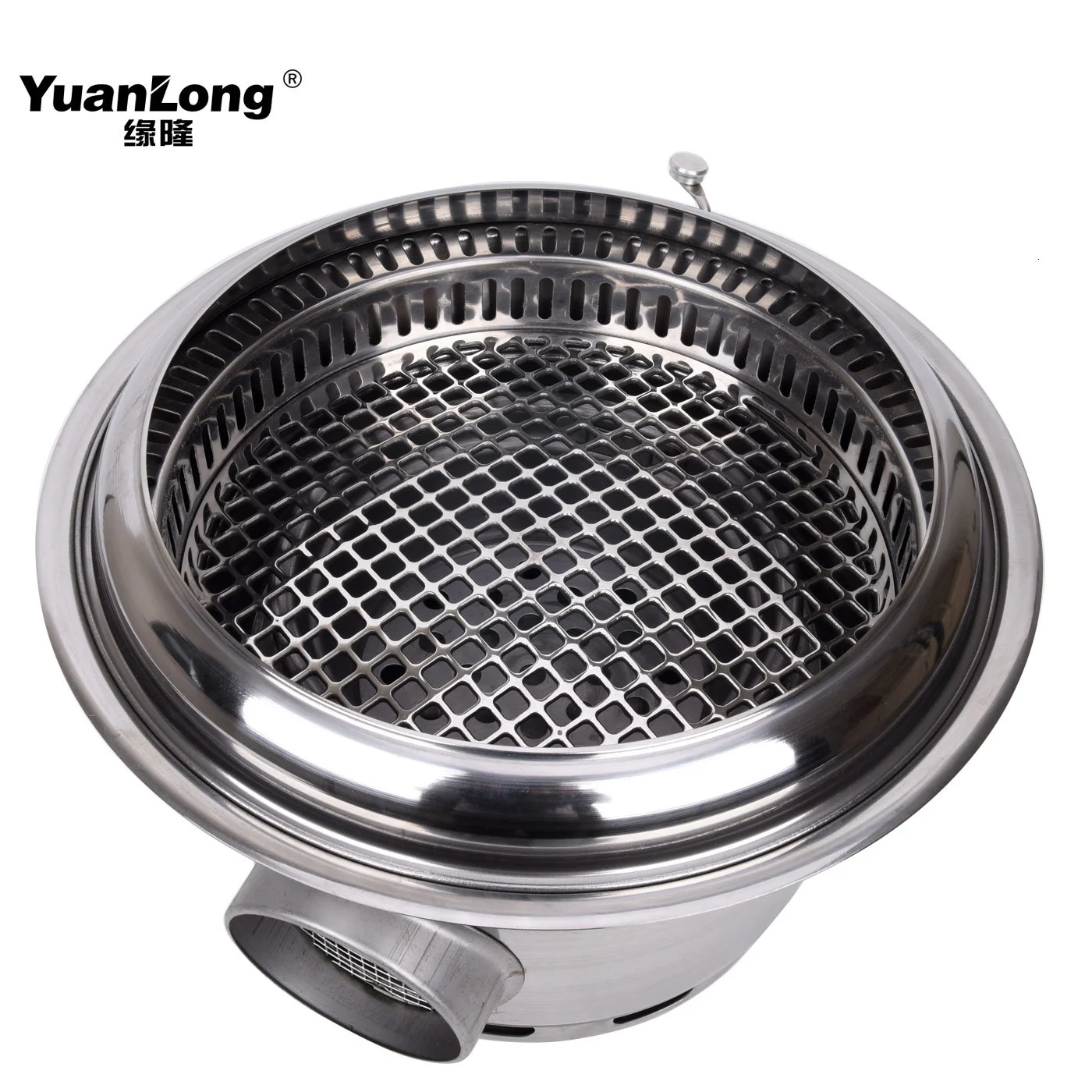 Barbecue stainless steel copper thickened grill pan carbon fire household commercial Korean BBQ plate honeycomb barking dish | Дом и сад