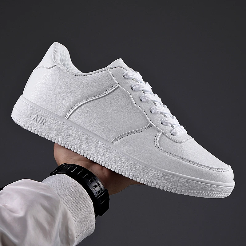 

Hot Sale White Men's Sneakers 2020 Light Casual Shoes For Men Breathable Black Men Shoes Big Size Tenis Masculino Zapatos Hombre