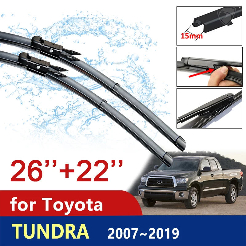 

Car Wiper Blade Windshield for Toyota Tundra Sequoia 2007~2019 XK50 Windscreen Window Wipers Car Goods 2008 2009 2010 2011 2012
