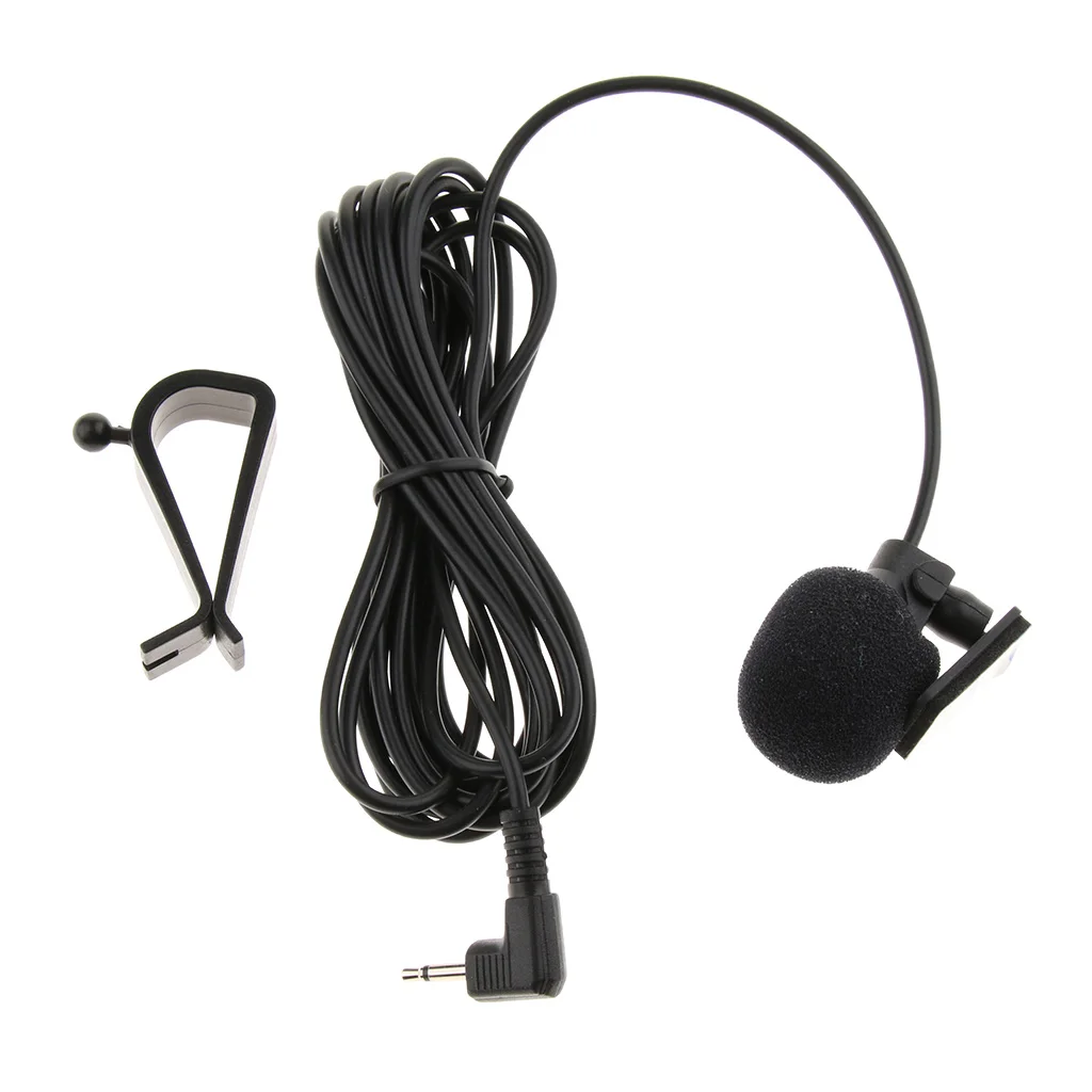 

Quality Car Stereo External Microphone for Stereo GPS DVD Radio 3.5mm elbow mono