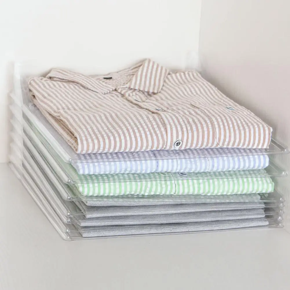 10 шт. быстрая одежда складывающаяся плата система Организации рубашка папка для