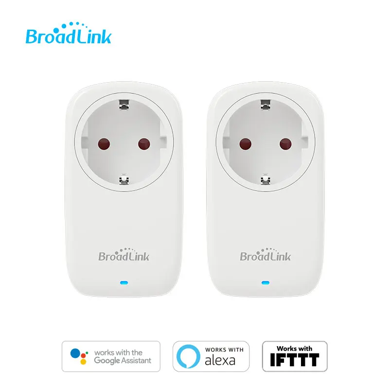 2 Pack EU 16A Wifi умная розетка BroadLink SP4 электрические розетки умные Голосовое