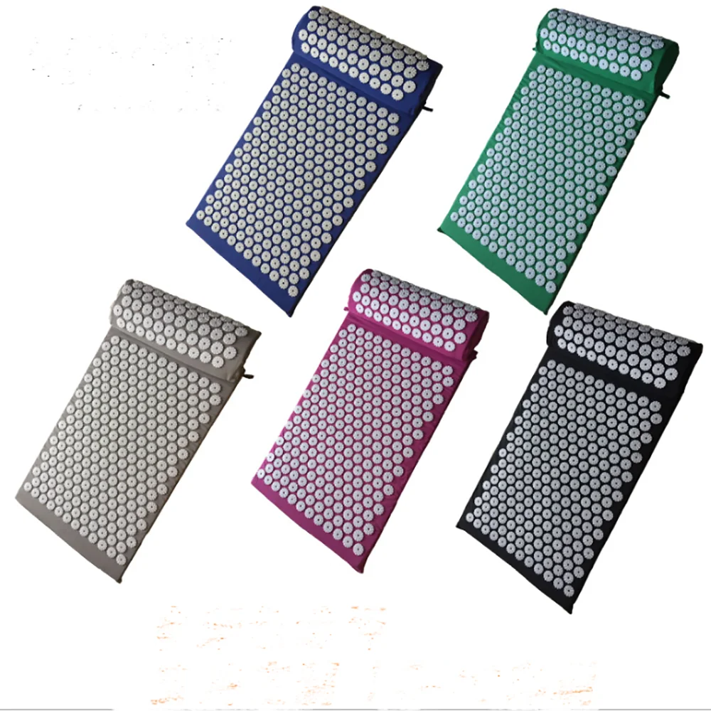 Массажная подушка массажный коврик для йоги акупрессуры облегчают стресс боль в