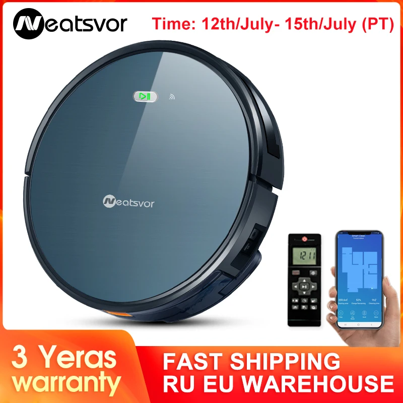 【Code：CTX500 】Робот пылесос Neatsvor X500 Интеллектуальное картографирование приложение