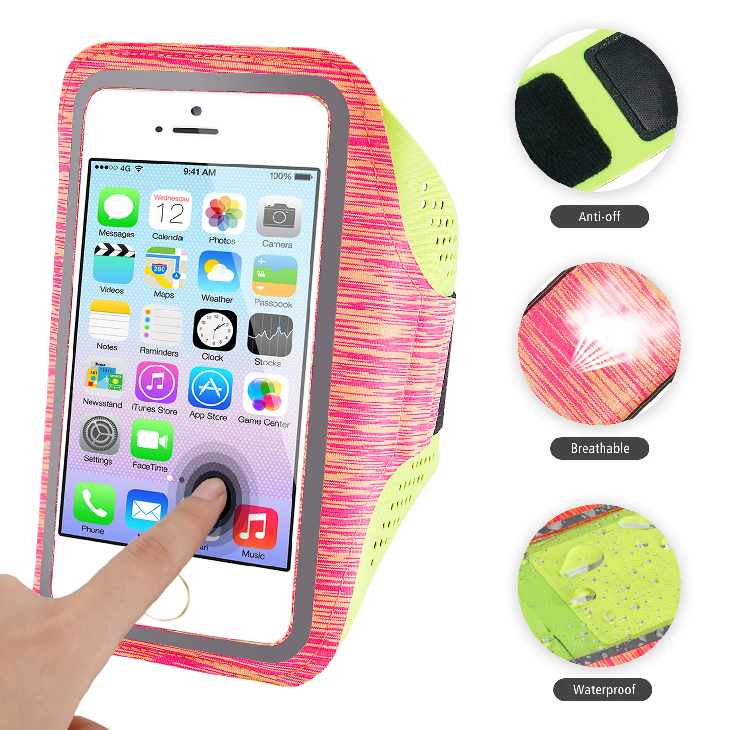 Sport Armband Case for Smartphone Fashion Holder Fitness Cell Phone Handbags Sling Running Gym Arm Band Belt